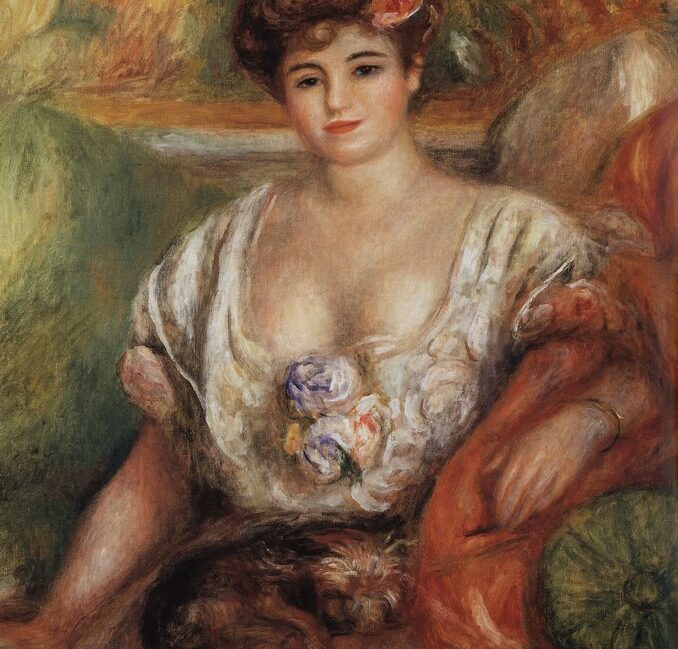 Retrato de Misia. Pierre-Auguste Renoir. Wikimedia Commons